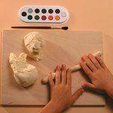 صناعة حلقات للمناديل من عجينة الملح - الخطوة 1