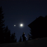 اقتران القمر و كوكب الزهرة