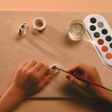 صناعة حلقات للمناديل من عجينة الملح - الخطوة 3