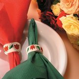 صناعة حلقات للمناديل من عجينة الملح - الخطوة 4