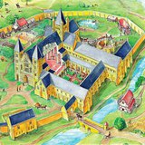 مجمع مباني الدير