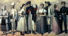 Magyarország néhány jelentős nemzetisége (balról): román, magyar, szlovák és német