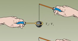 إذا ارتفعت درجة حرارة جسم ما، فإن حجمه يزداد أيضاً