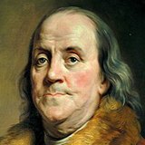 بنيامين فرانكلين (1706-1790) سياسي أميركي، مخترع