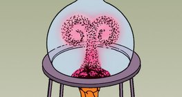 عرض تدفق الحرارة باستخدام الماء الملون