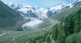 أنهار جليدية في جبال الالب