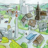 قرية تعدينية أصبحت مدينة