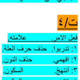تمارين الفعل الامر (4)