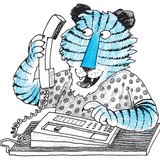 Tigris telefonon intézi az ügyeit