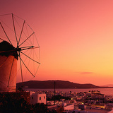 غروب الشمس في جزيرة ميكونوس