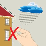 لا تقف في العواصف بالقرب من الأشجار المرتفعة و مانعات الصواعق!