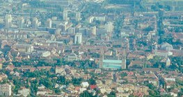 Pécs látképe a Mecsekről