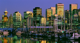 مشهد فانكوفر من البحر