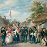 ميكلوش باراباش: وصول العروس (المعرض الوطني المجري)