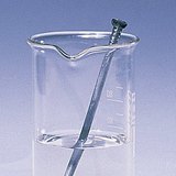 مسمار حديدي خامل في حمض الآزوت الممدد