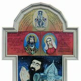 Pataki József: Dobó imája (tűzzománc)