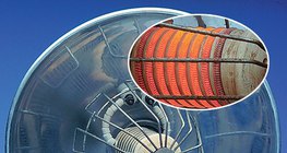 يسخن "سلك المقاومة" نتيجة تطبيق التيار الكهربائي