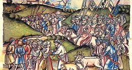 تصوير الغزو المغولي لأوروبا في تسلسل زمني كتبه المؤرخ توروتس