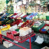 بسطة خضار في الخريف