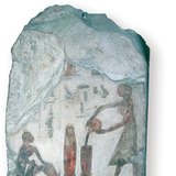 لوحة مصرية تصور الأعمال المنزلية