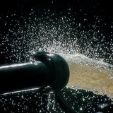 مياه مجاري غير منظفة