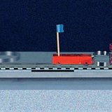 دفع سيارتين مختلفتين الكتلة بعيداً عن بعضهما بواسطة نابض