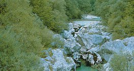 وادي نهر في هضبة كارست