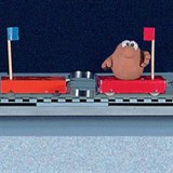 عند تفاعل جسمين مع بعضهما البعض تتناسب السرعة عكساً مع الكتلة