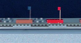 تتبادل السيارتين المتساويتين الكتلة سرعتهما في حال التصادم المرن