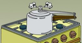 درجة حرارة المياه يمكن أن ترتفع فوق 100 درجة مئوية في طنجرة الضغط