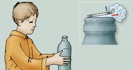 تجربة لتسخين الهواء