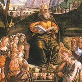 لوكا سينيوريلي: آخر أعمال موسى و وفاته (كنيسة سيستين، الفاتيكان، تصوير جصي، 1481-1482)