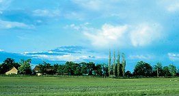 تتألف الغيمة من قطرات ماء صغيرة