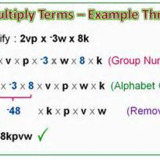 Multiplying Basic Algebra Terms | Passy's World of