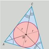 دائرة المثلث الداخلية