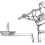 الضوء يتنقل في خط مستقيم