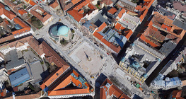 Pécs főtere, a Széchenyi tér
