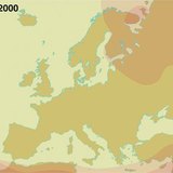 Európa átlaghőmérséklete a Föld átlaghőmérsékletéhez viszonyítva 