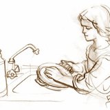 ترطب المنظفات و سوائل الجلي الزيوت و الدهون بشكل جيد