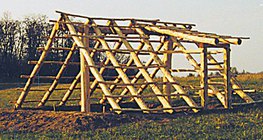 عملية بناء البيت الحفر - الخطوة 1