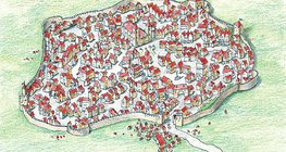 شبكة شوارع غير نظامية