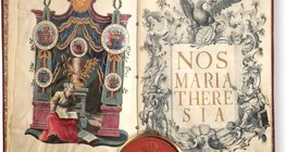 نسخة من المرسوم التربوي الذي أصدرته ماريا تيريزيا والمدعى "راتيو اديوكيشنيس"