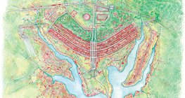 مخطط بنية مدينة البرازيل