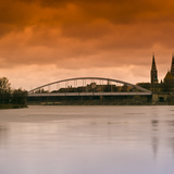 نهر التيسا في مدينة سكد، المجر