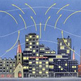 التدفقات الهوائية الناجمة عن الفرق في درجة الحرارة بين مراكز المدن و الضواحي