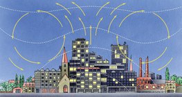 التدفقات الهوائية الناجمة عن الفرق في درجة الحرارة بين مراكز المدن و الضواحي