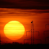 بقعة شمسية ضخمة على قرص الشمس