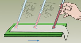 الاحتكاك يرفع درجة حرارة ميزان الحرارة