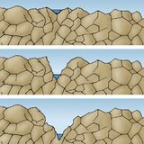 نهر الألب يقطع وادي على شكل حرف V