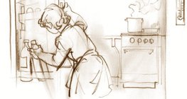 الشوربة ساخنة، عصير الفواكه بارد